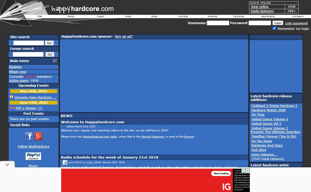 HappyHardcore.com - The most popular hardcore dance music site in the world