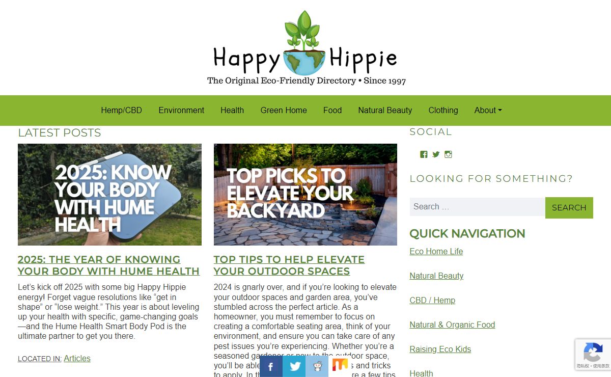 HappyHippie: Eco-friendly Directory, Organic Products, Hippie Clothing, Hemp Clothing, CBD