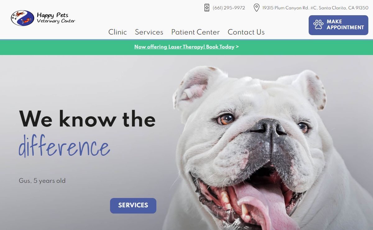 Best Vet in Santa Clarita | Happy Pets Veterinary Center in Santa Clarita, CA