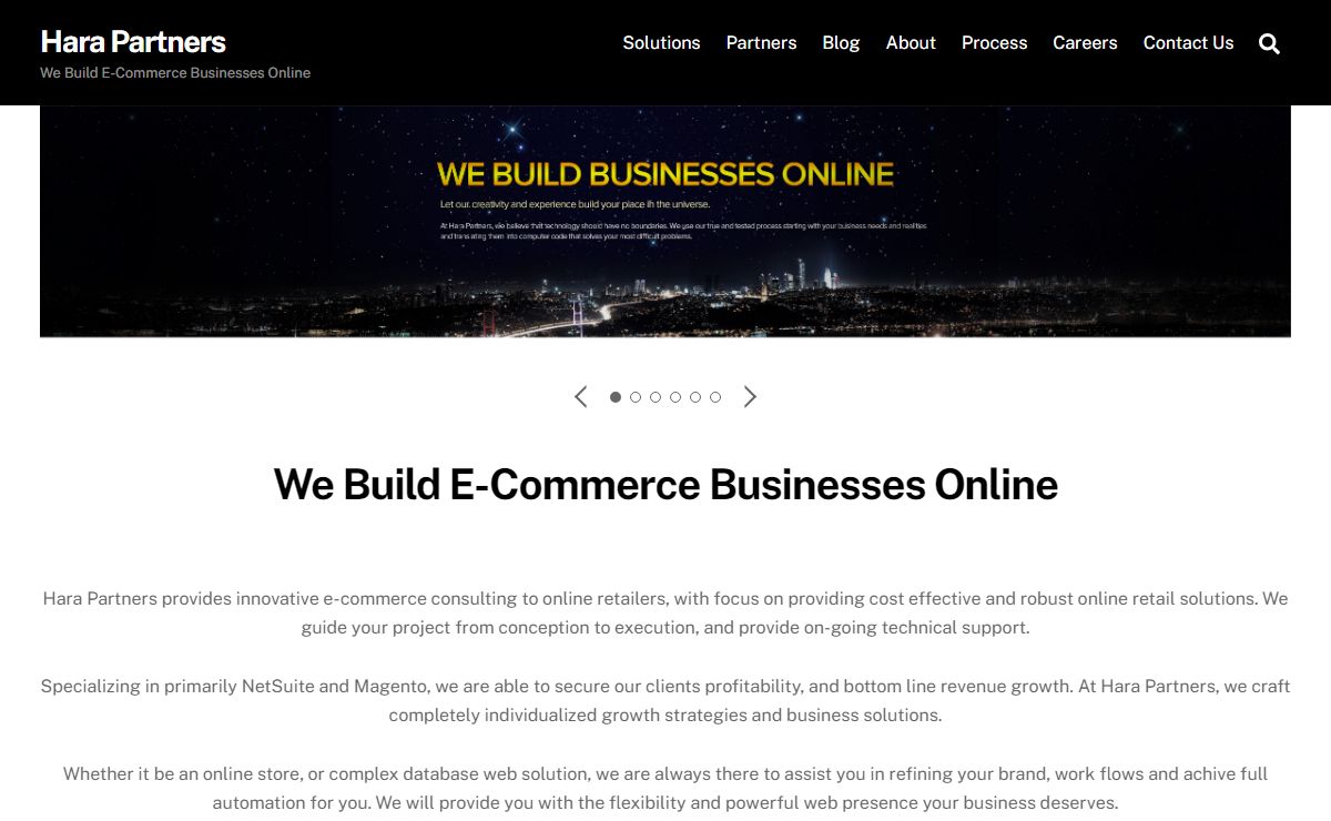 Hara Partners - We Build E-Commerce Businesses Online