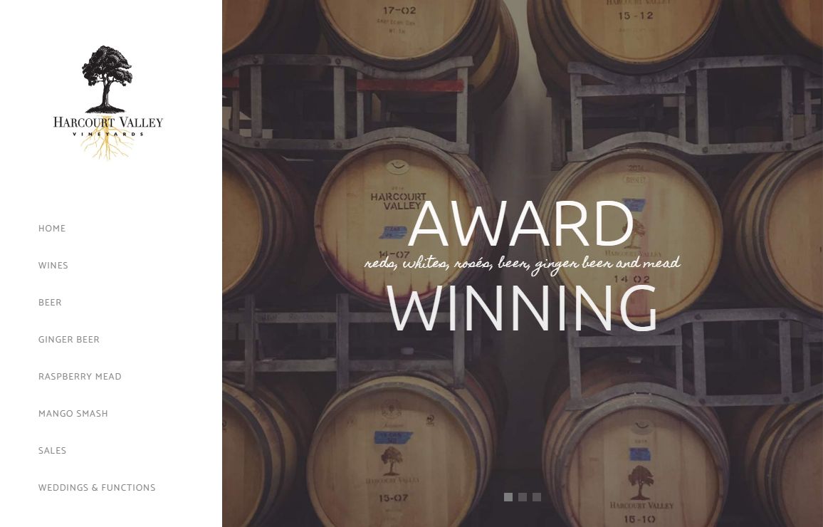 Harcourt Valley Vineyards: Award winning wines & beautiful function centre