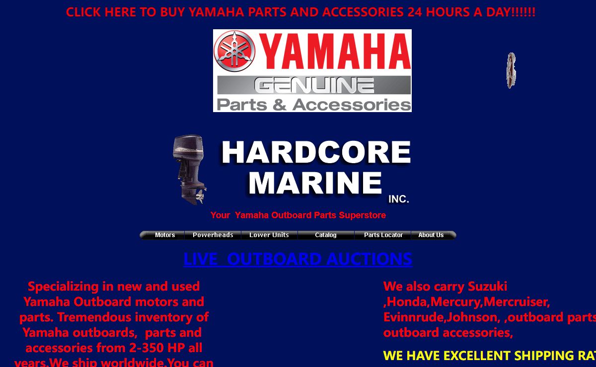 Yamaha outboard parts and accsessories,Yamaha outboard motors,Hardcore Marine Inc. - Your Yamaha parts superstore . Yamaha outboards, used yamaha outboard parts, yamaha parts, rebuilt outboard motor,used boat, used boats, used motors,