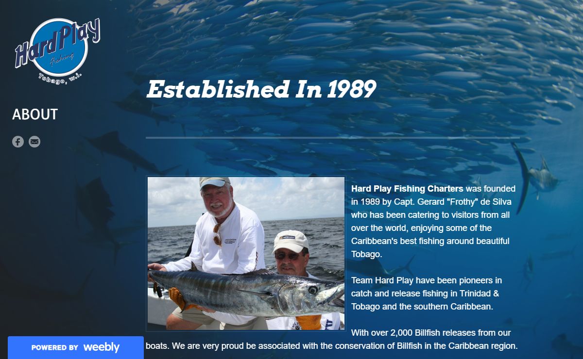 Tobago Sport Fishing: Hard Play Fishing Charters - About