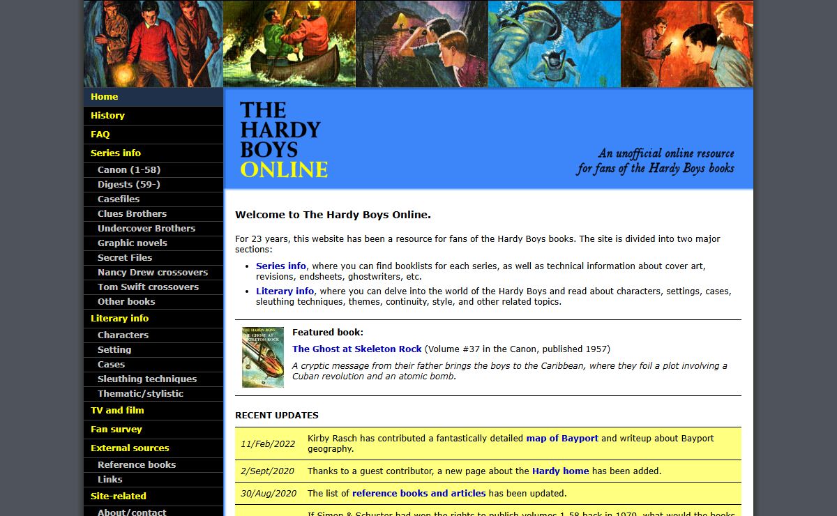 Hardy Boys Online | Home