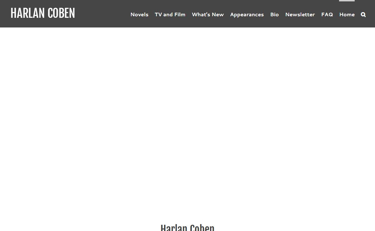 The Official Harlan Coben Website
