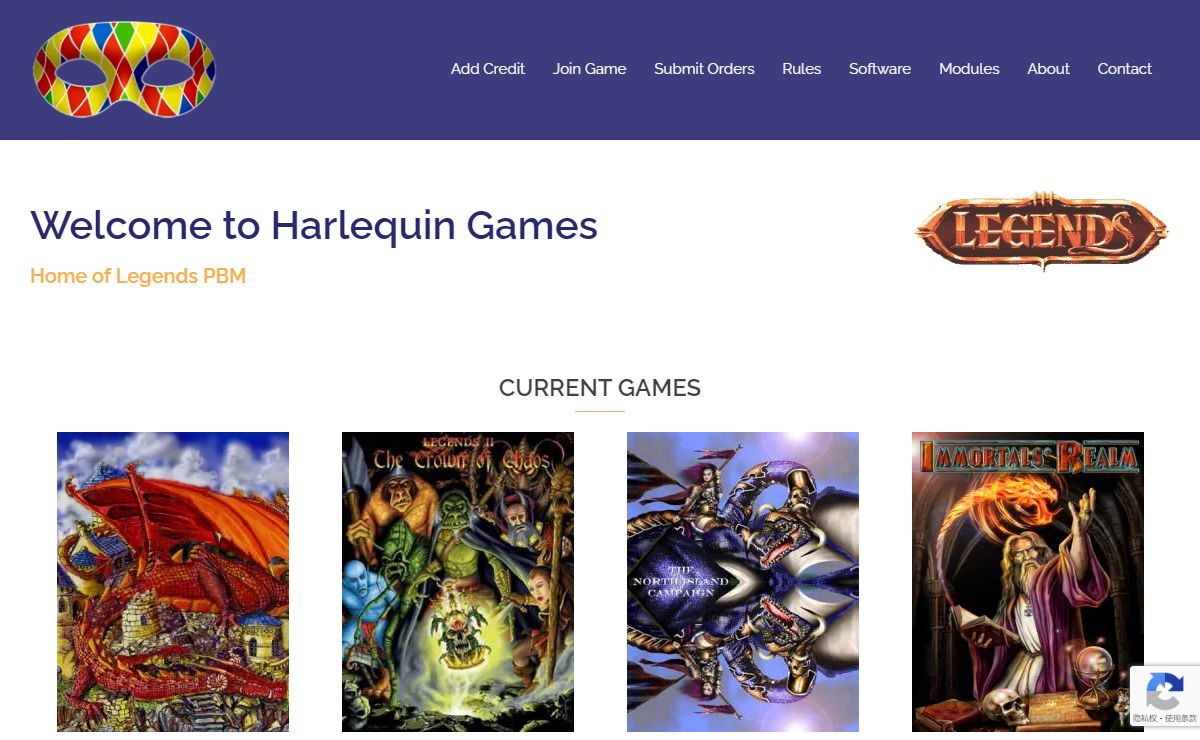 Home - Harlequin Games