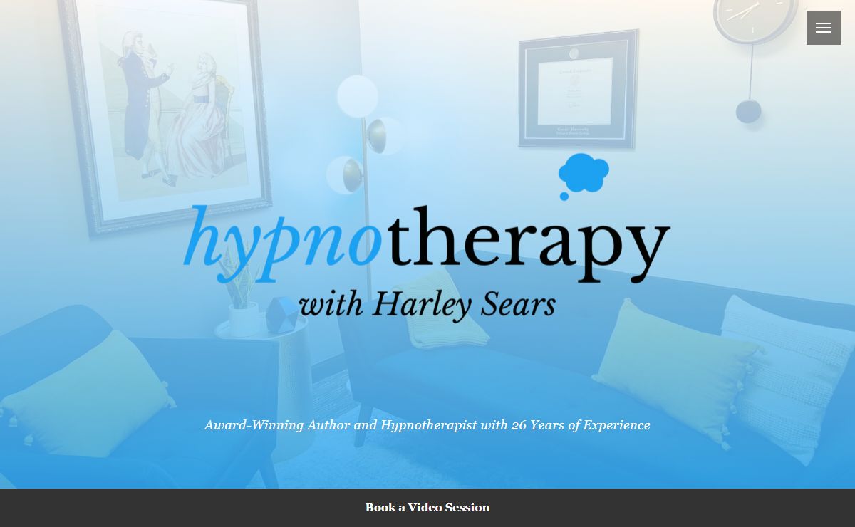 Hypnotherapy with Harley Sears | Face-to-Face Video Sessions
