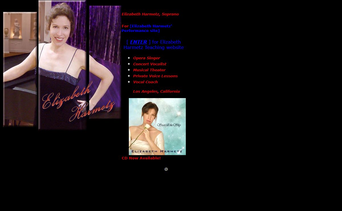 Elizabeth Harmetz, Soprano (Opera Singer, Voice Teacher, coach)