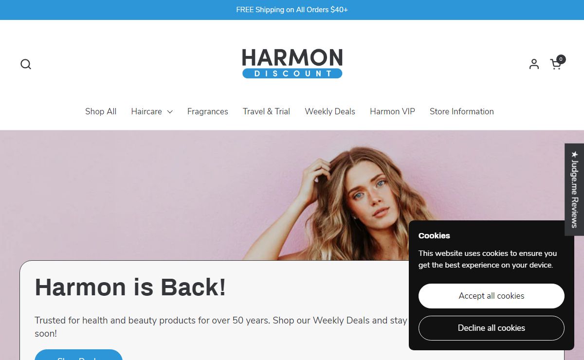 Harmon Discount