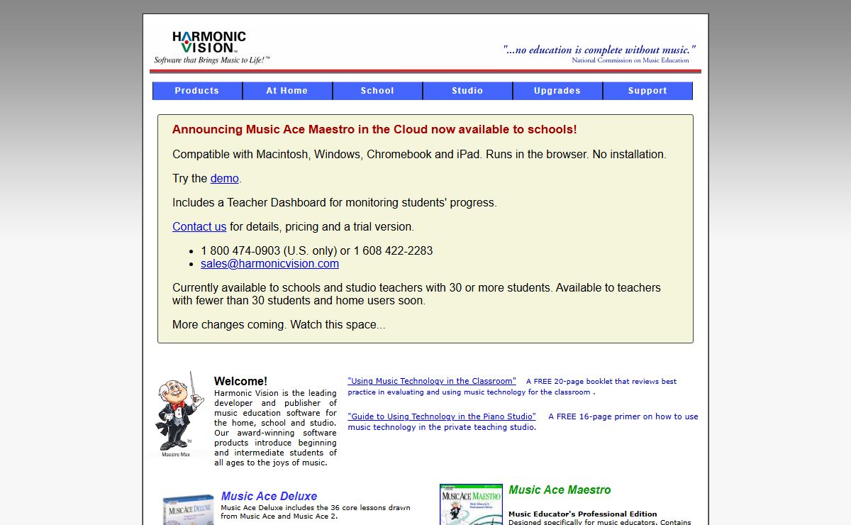 Harmonic Vision Home Page