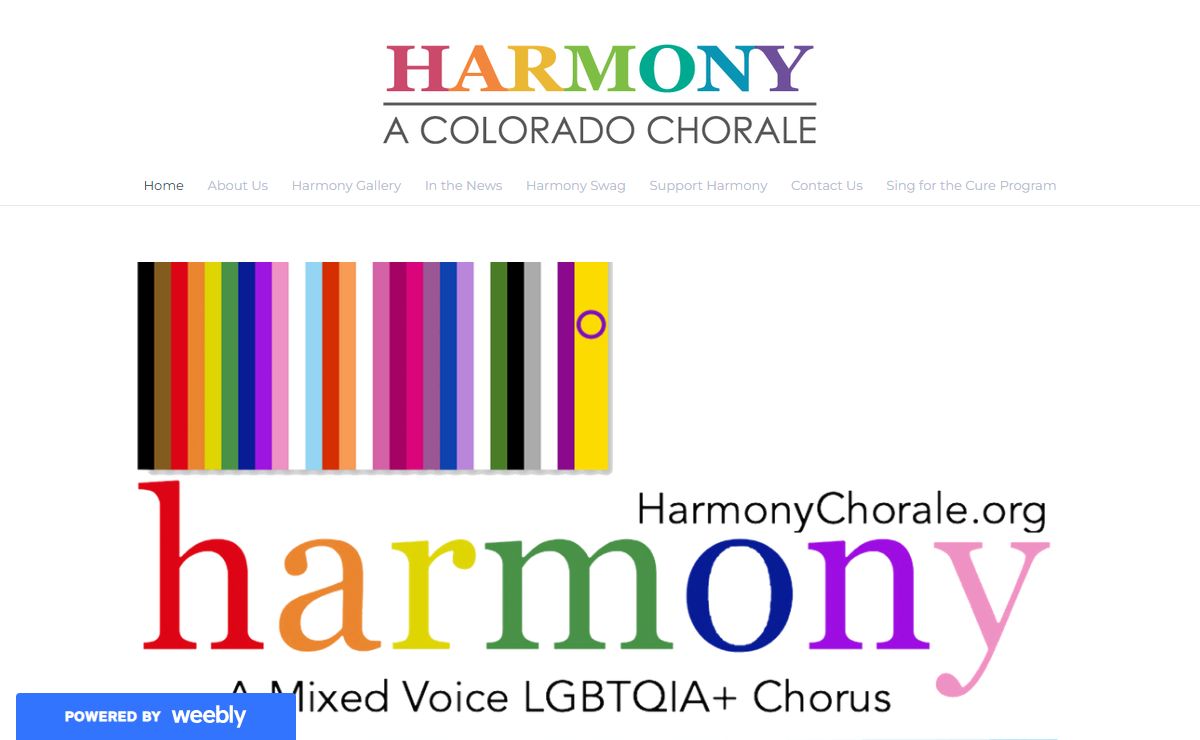Harmony: a Colorado chorale - Harmony: a Colorado chorale