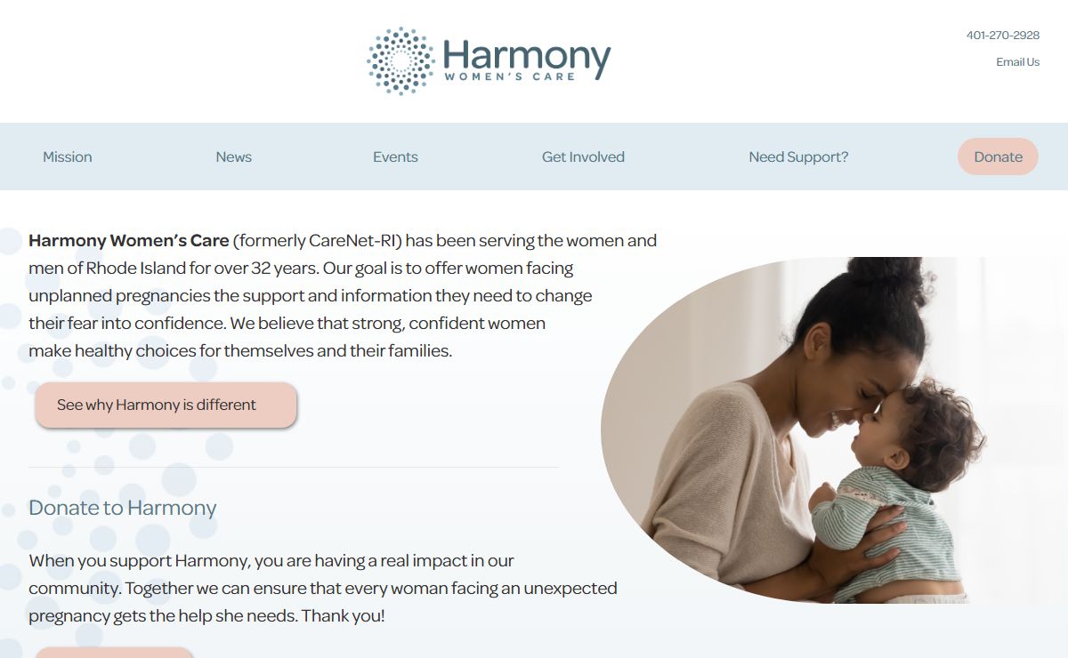 Harmony Women's Care, Rhode Island