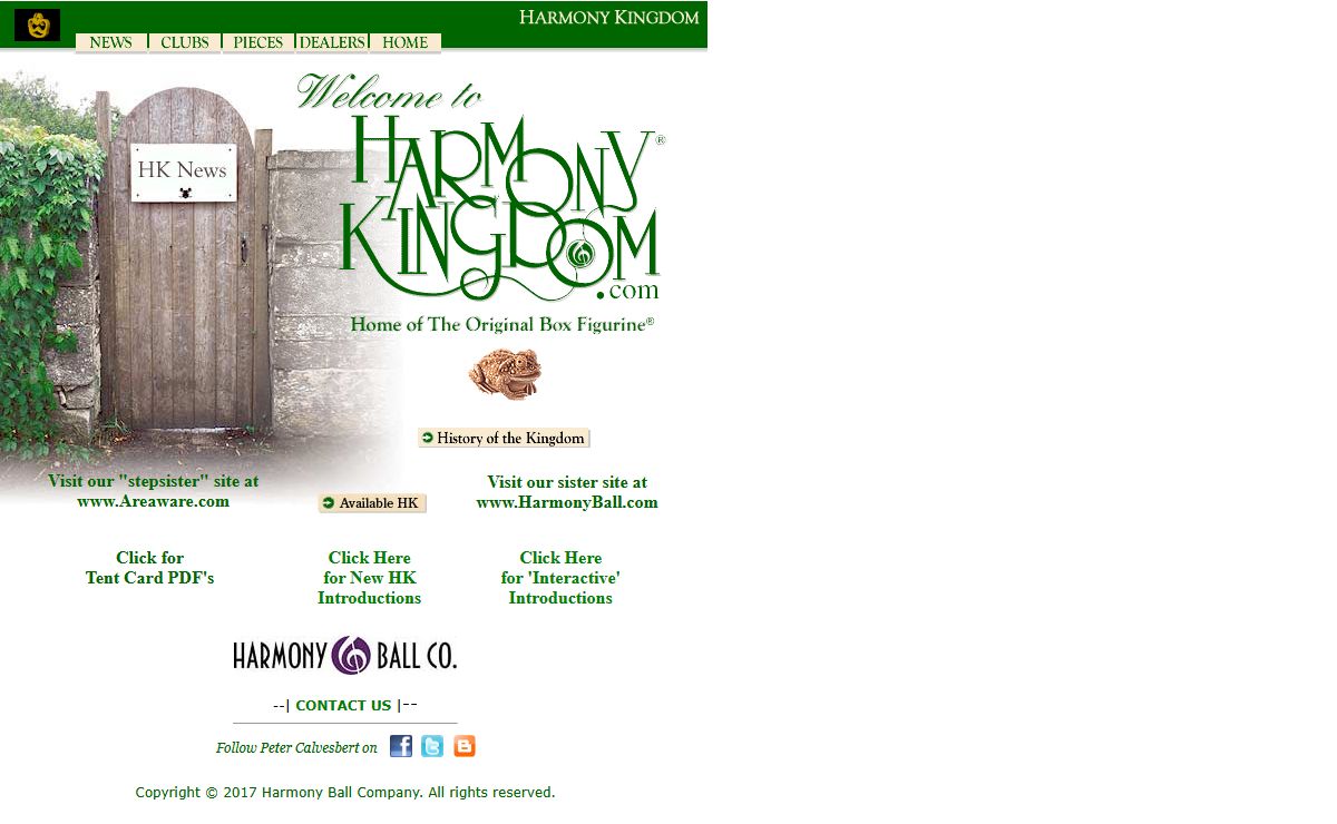 Harmony Kingdom - Home of the Original Box Figurine