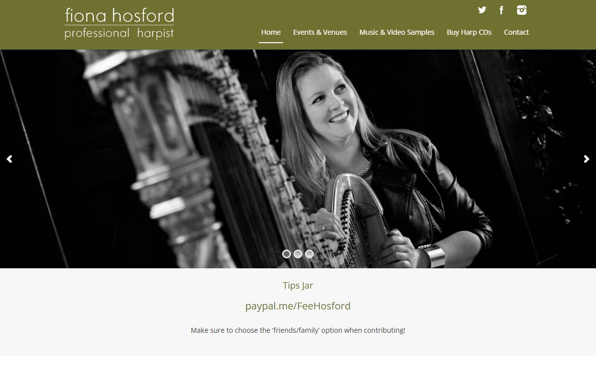 Professional Harpist - Sussex, Kent, Surrey, London, Berkshire, Essex, UK