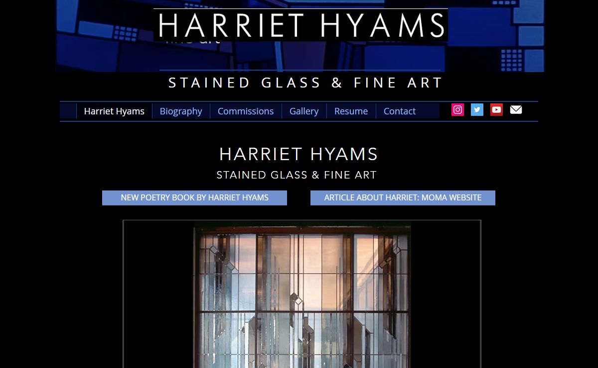 Harriet Hyams, Stained Glass and Fine Art