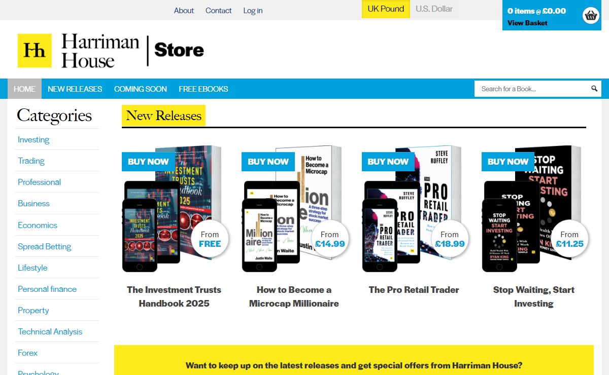 Harriman House : Publisher of finance, trading, investment and business books