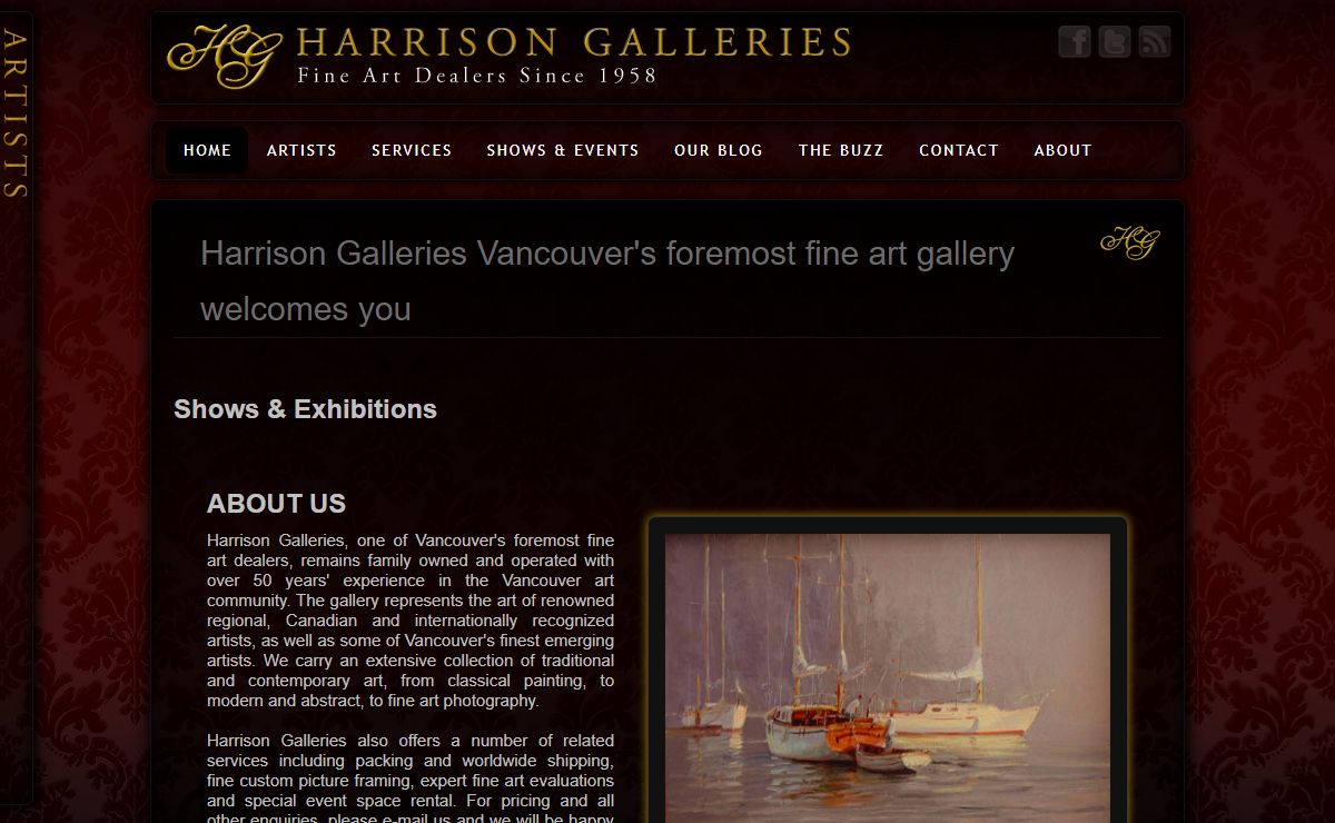 Harrison Galleries Vancouver's foremost fine art gallery welcomes you