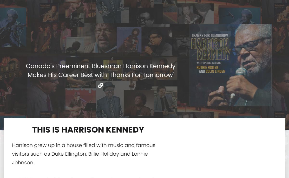 This is Harrison Kennedy