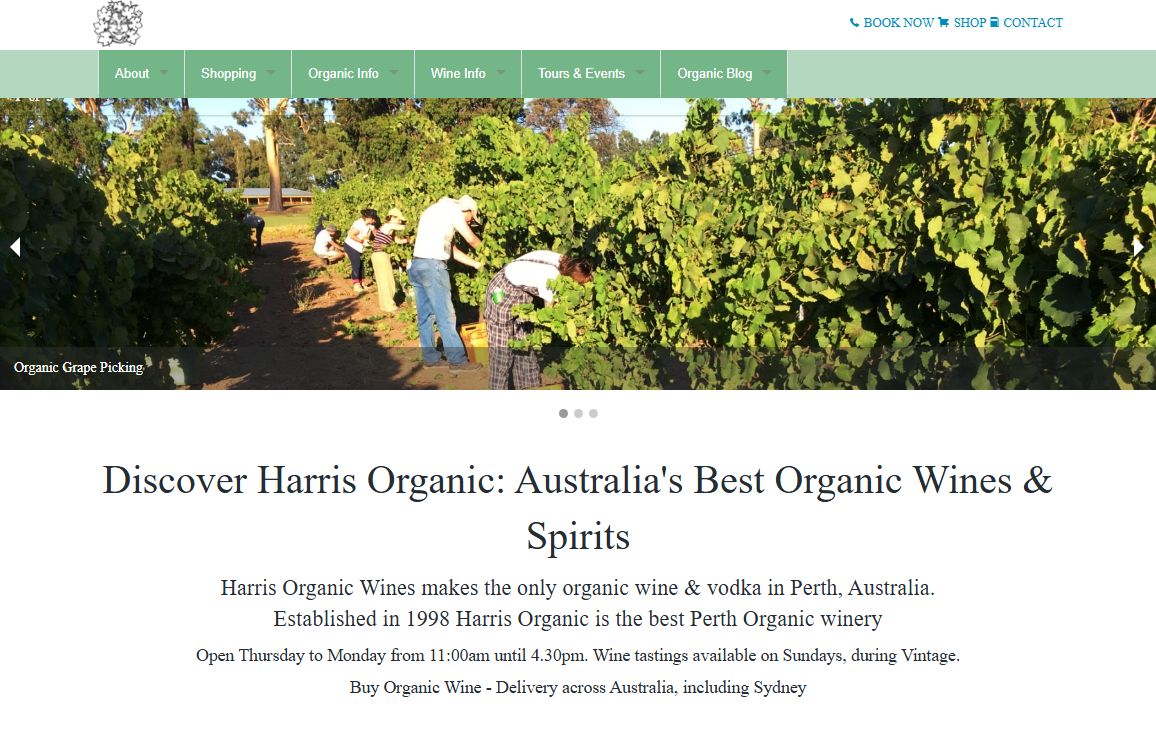 Best Organic Wine | Australia | Harris Organic Wine and Spirits