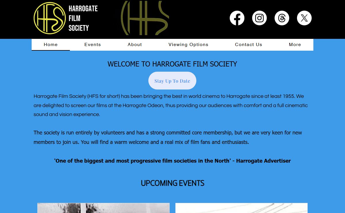 Home | Harrogate Film Society