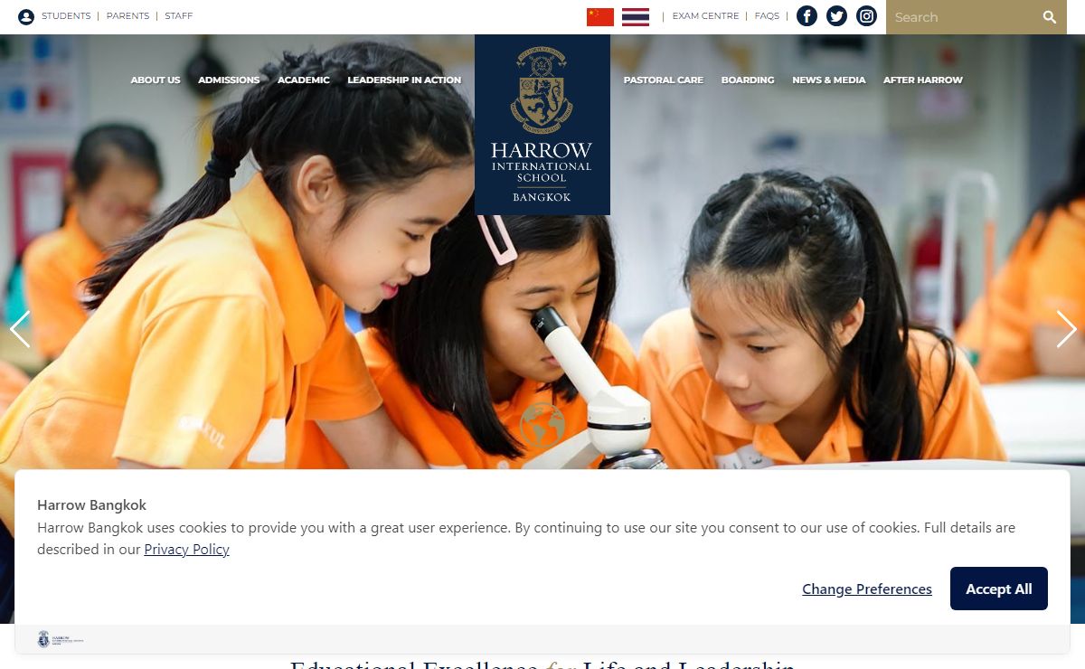Harrow International School Bangkok, Thailand | British Curriculum