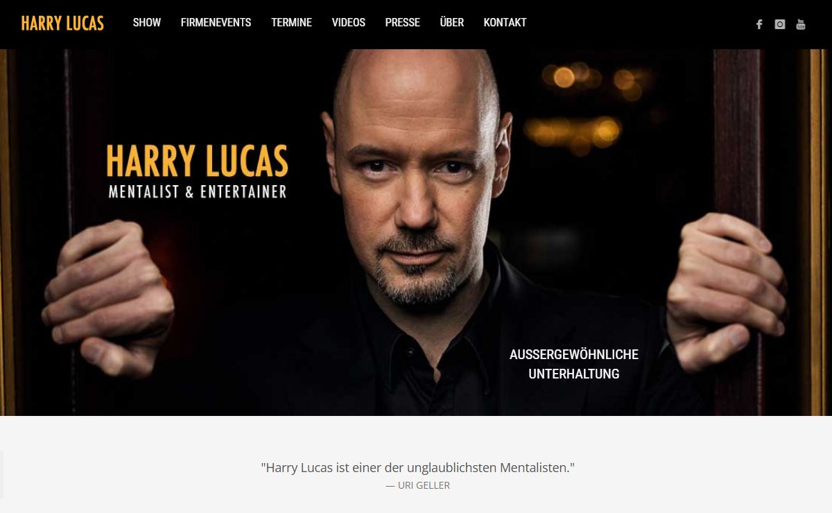 Harry Lucas - Mentalist & Entertainer