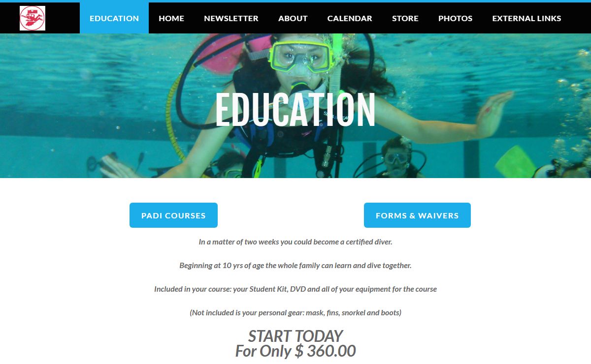 Hart City Scuba - Education