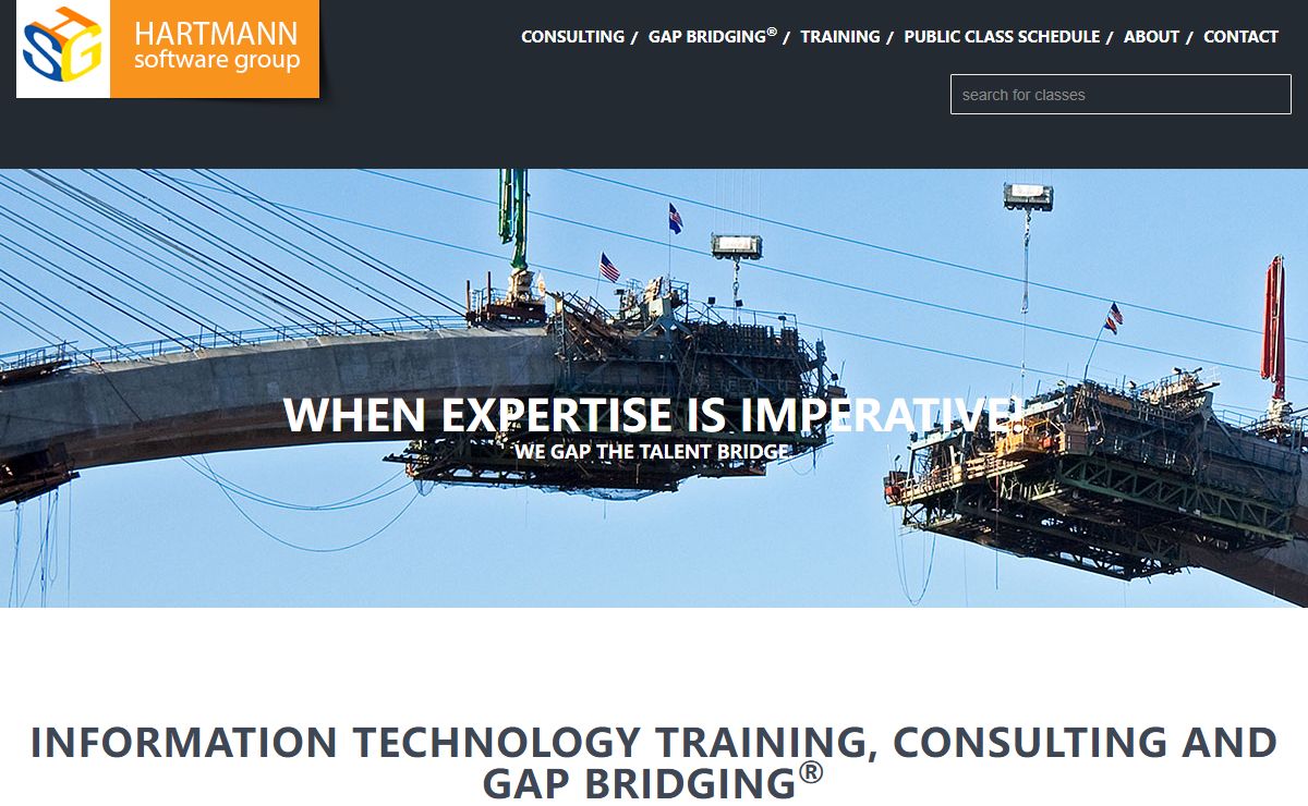 Hartmann Software Group - Training the IT Professional