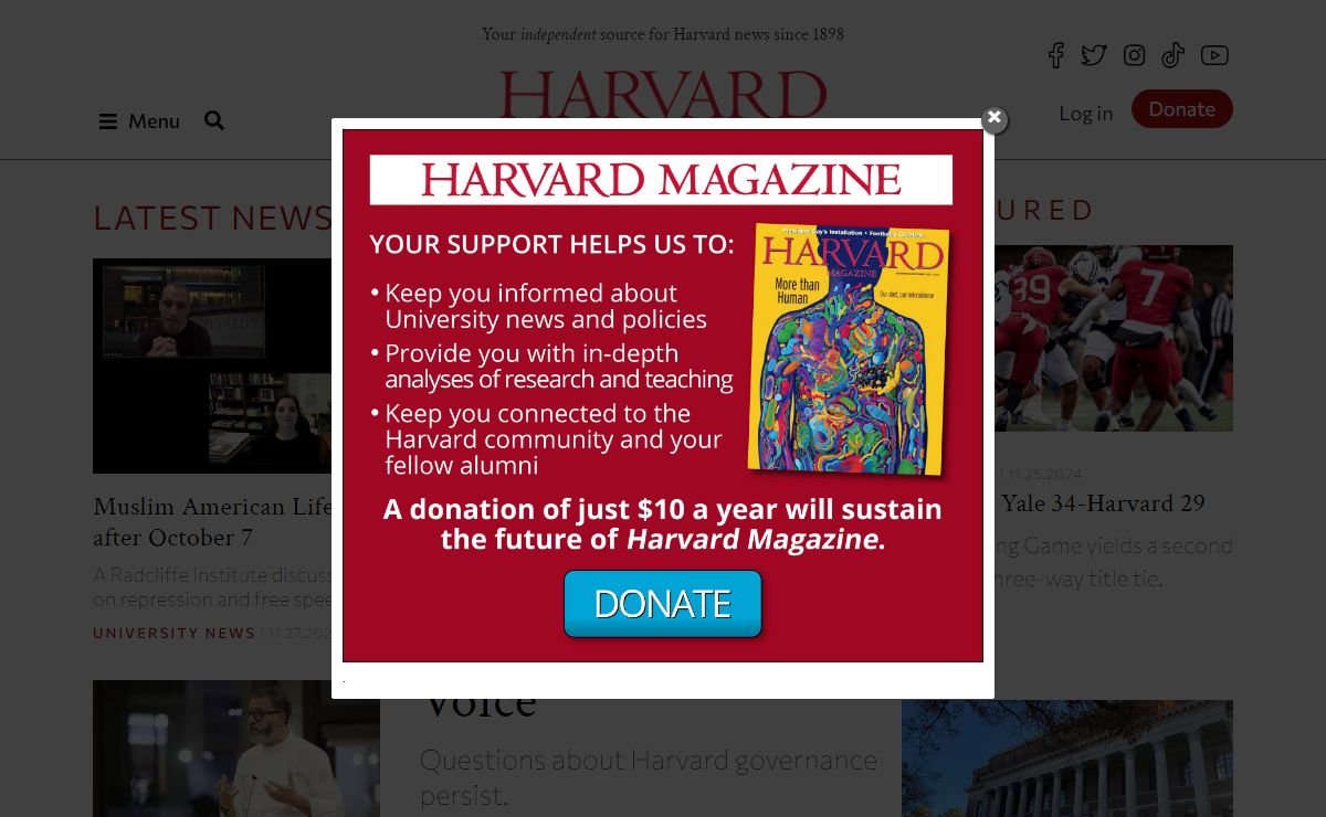 Harvard Magazine