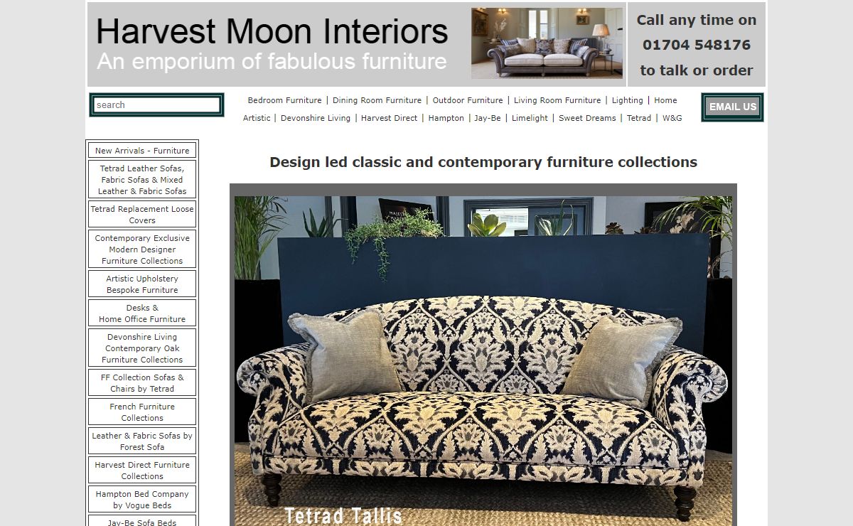 Tetrad Sofas, Tetrad Chairs, Harvest Direct Furniture, Jaybe Sofa beds specialists