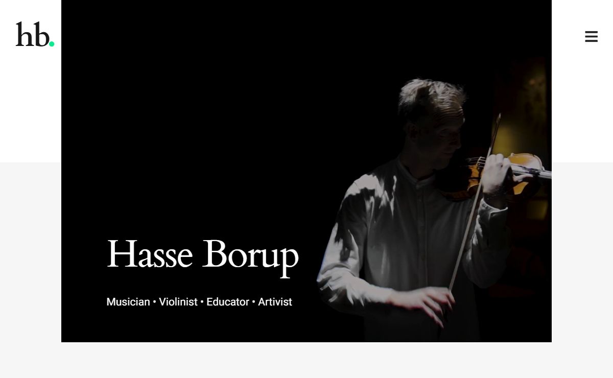 Hasse Borup – Musician • Violinist • Educator • Artivist