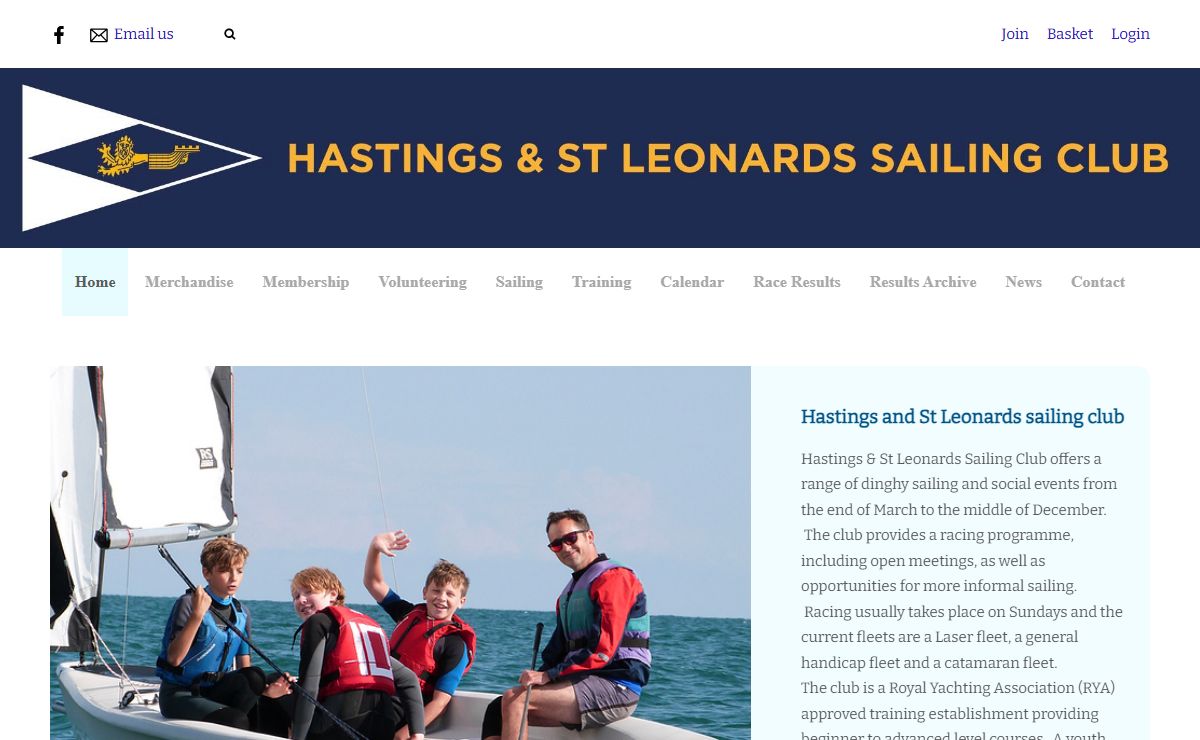 Home : Hastings & St Leonards Sailing Club