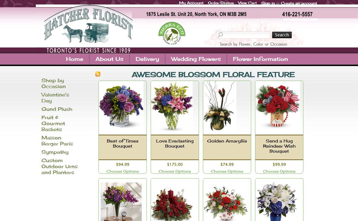North York Florists | Hatcher Florist | Toronto Flower Delivery