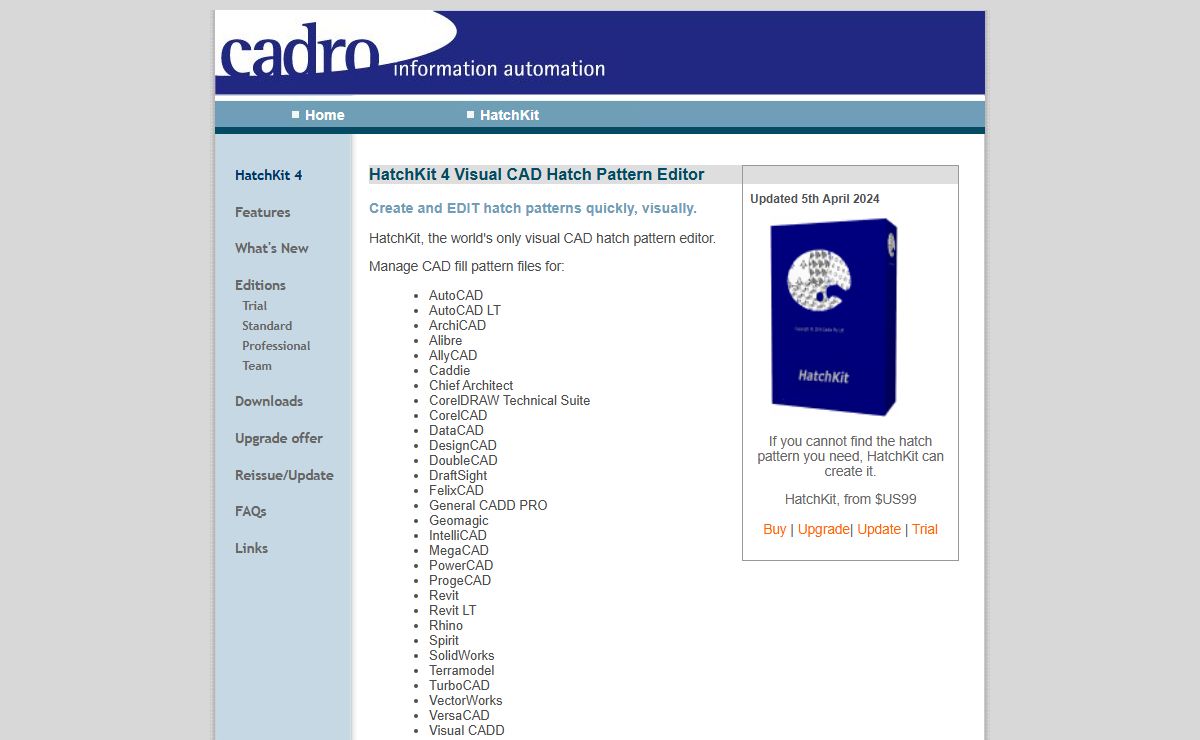 HatchKit 4 CAD Hatch Editor
