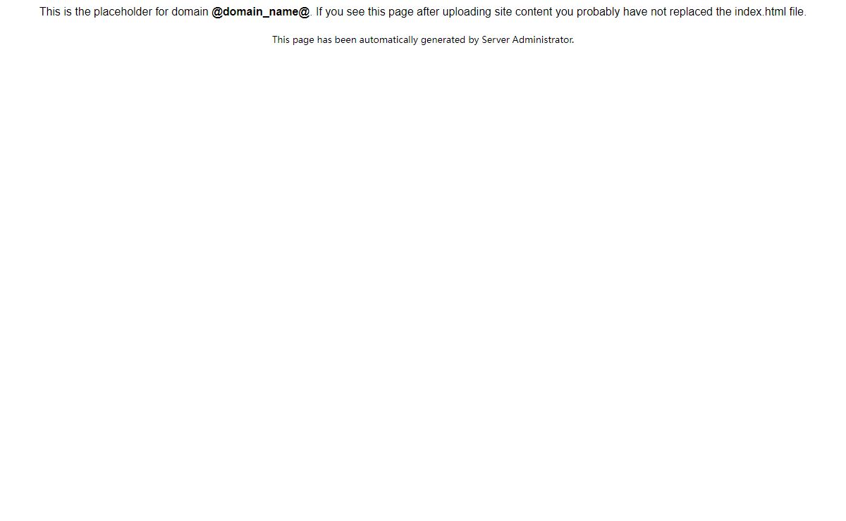 PlaceHolder for @domain_name@