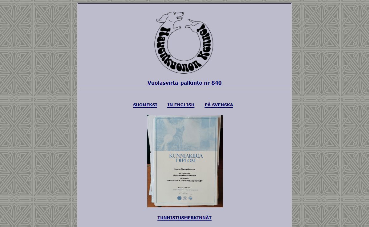 Hauenkuonon_index
