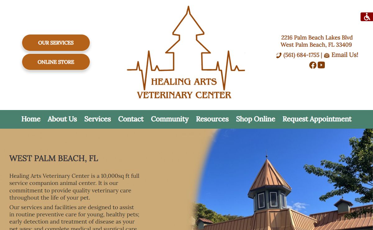 Home - Healing Arts Veterinary Center 2216 Palm Beach Lakes Blvd West Palm Beach , FL 33409