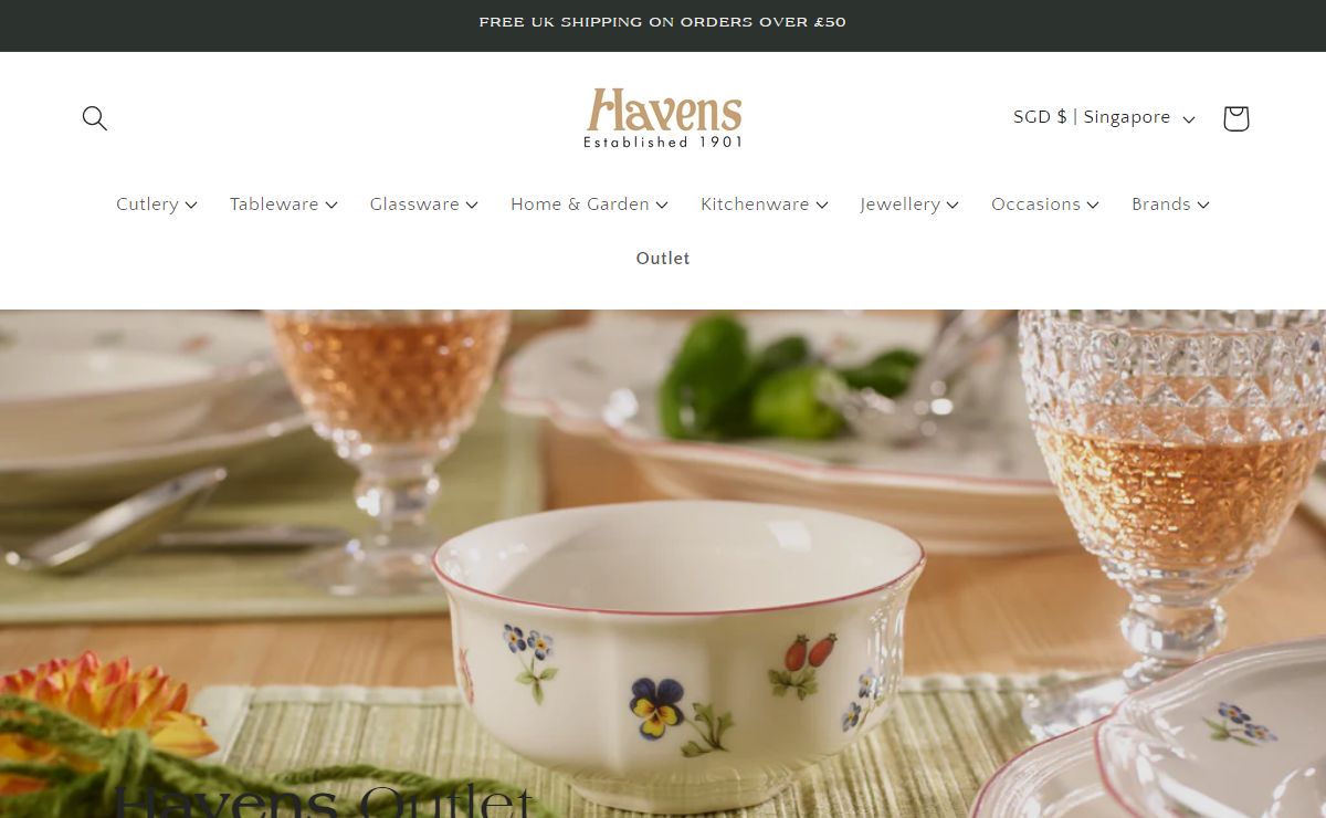 Havens - Quality Homeware Online