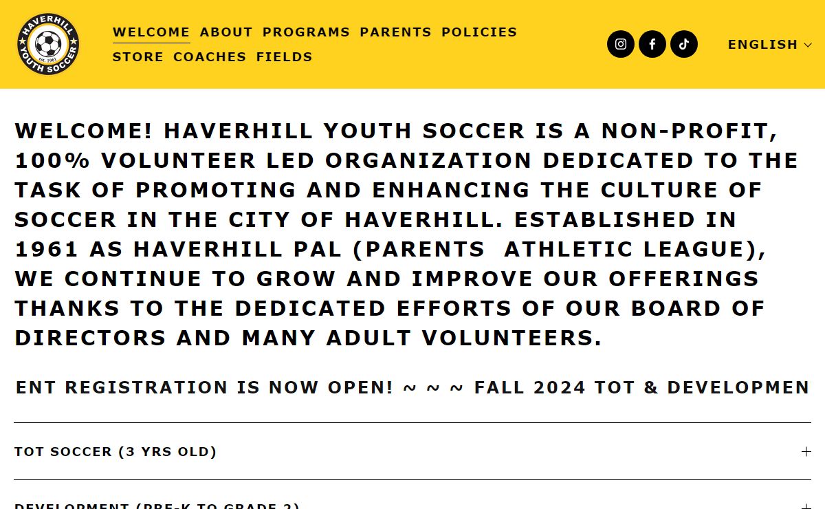 Haverhill Youth Soccer