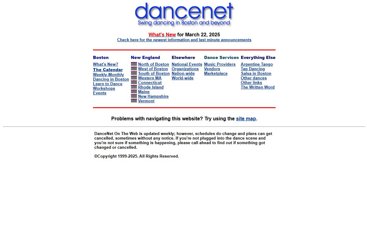 DanceNet: Swing Dancing in and around Boston