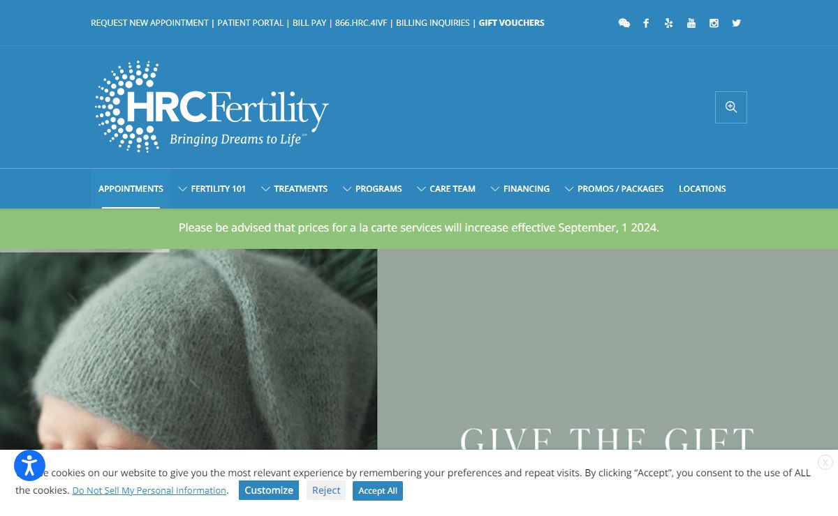 HRC Fertility | Fertility Clinics Serving SoCal Since 1988