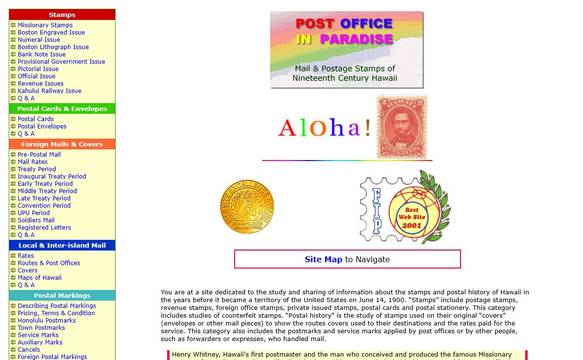 Post Office in Paradise: Mail and Postage Stamps of Nineteenth Century Hawaii