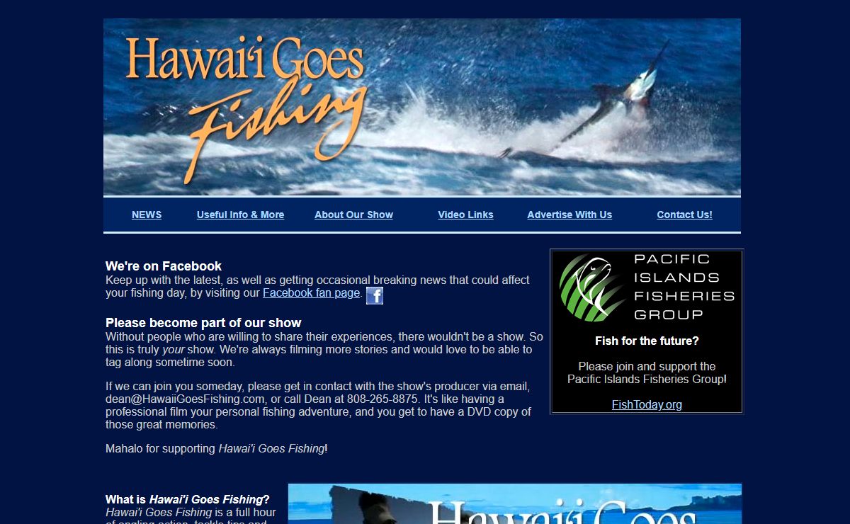 Welcome to Hawaii Goes Fishing