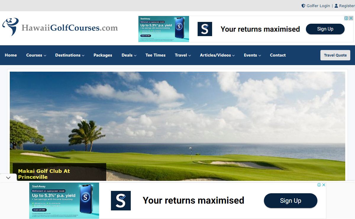 Hawaii Golf - Hawaii Golf Courses Directory