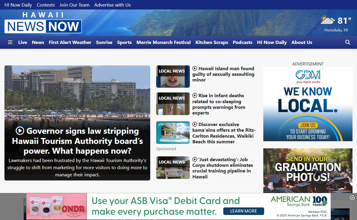 Hawaii News Now - Breaking News, Latest News, Weather & Traffic