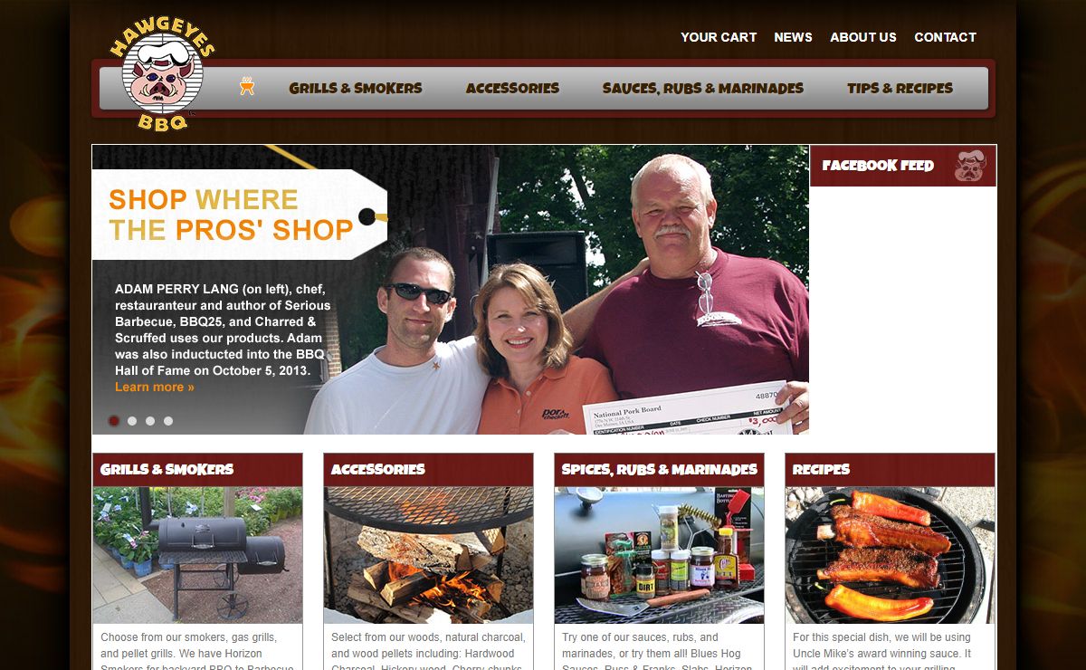 Hawgeyes BBQ | Championship BBQ Supplies, Grills & Accessories
