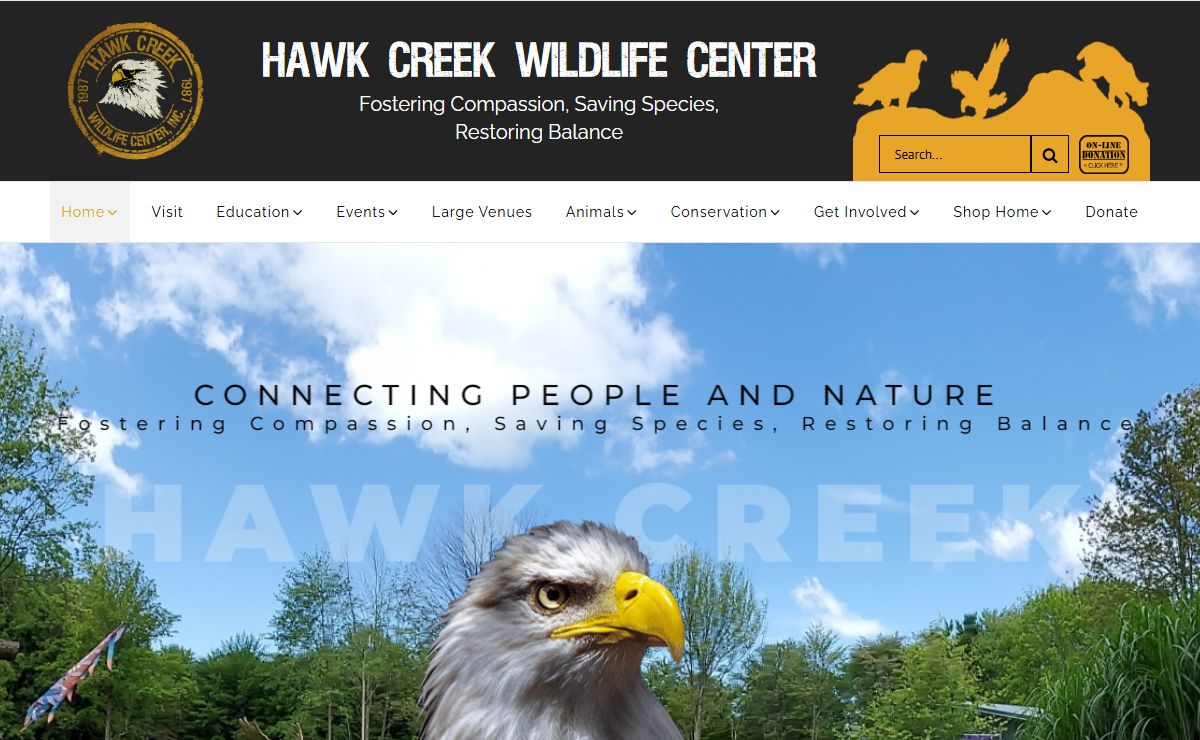 Hawk Creek Wildlife Center – Inspiring Minds Through Wildlife