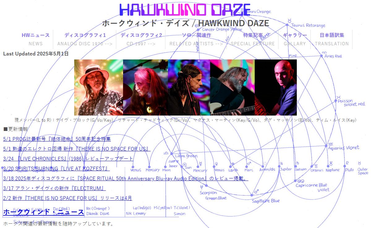 HAWKWIND ホークウインド | HAWKWIND DAZE