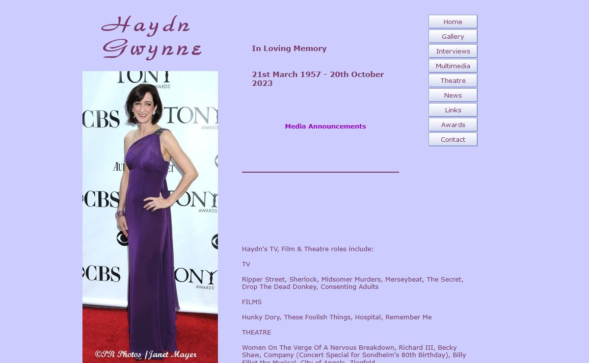 Haydn Gwynne