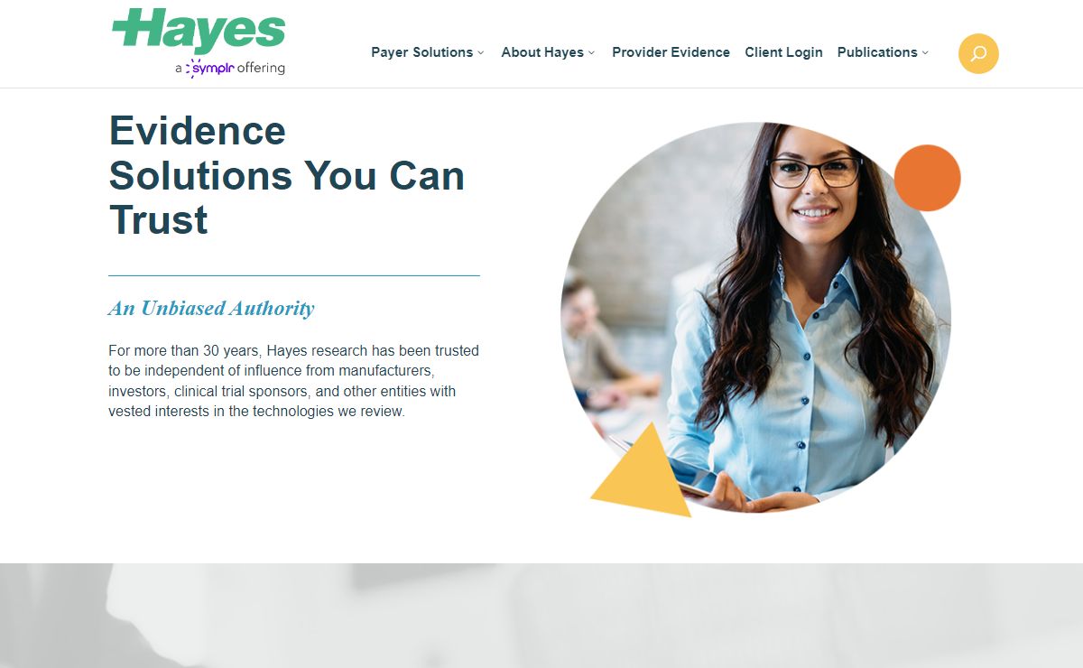 Hayes, now a part of symplr │ Hayes Research